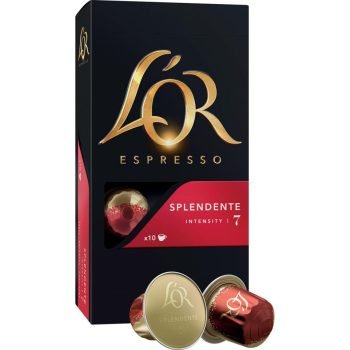 Capsule Splendente Intensité 7 – Compatible Nespresso® – 10 Capsules – L’ Or Espresso